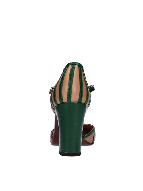 Fruta leather pumps CHIE MIHARA | FRUTA TROKAMARRONE-VERDE